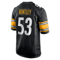 Ndoa P.Steelers #53 JaWhaun Bentley Black Team Game Jersey