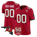 Custom TB.Buccaneers Red Limited 2026 Season Vapor F.U.S.E. Home Game Any Name & Numbers Ndoa Stitched Jerseys