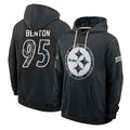 P.Steelers #95 Keeanu Benton Player 2026 Black Logo Pullover Hoodies Limited Game Ndoa Stitched Jerseys