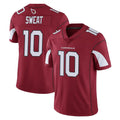 A.Cardinals #10 Josh Sweat Player Cardinal Vapor Limited Home Game  Ndoa Stitched Jerseys