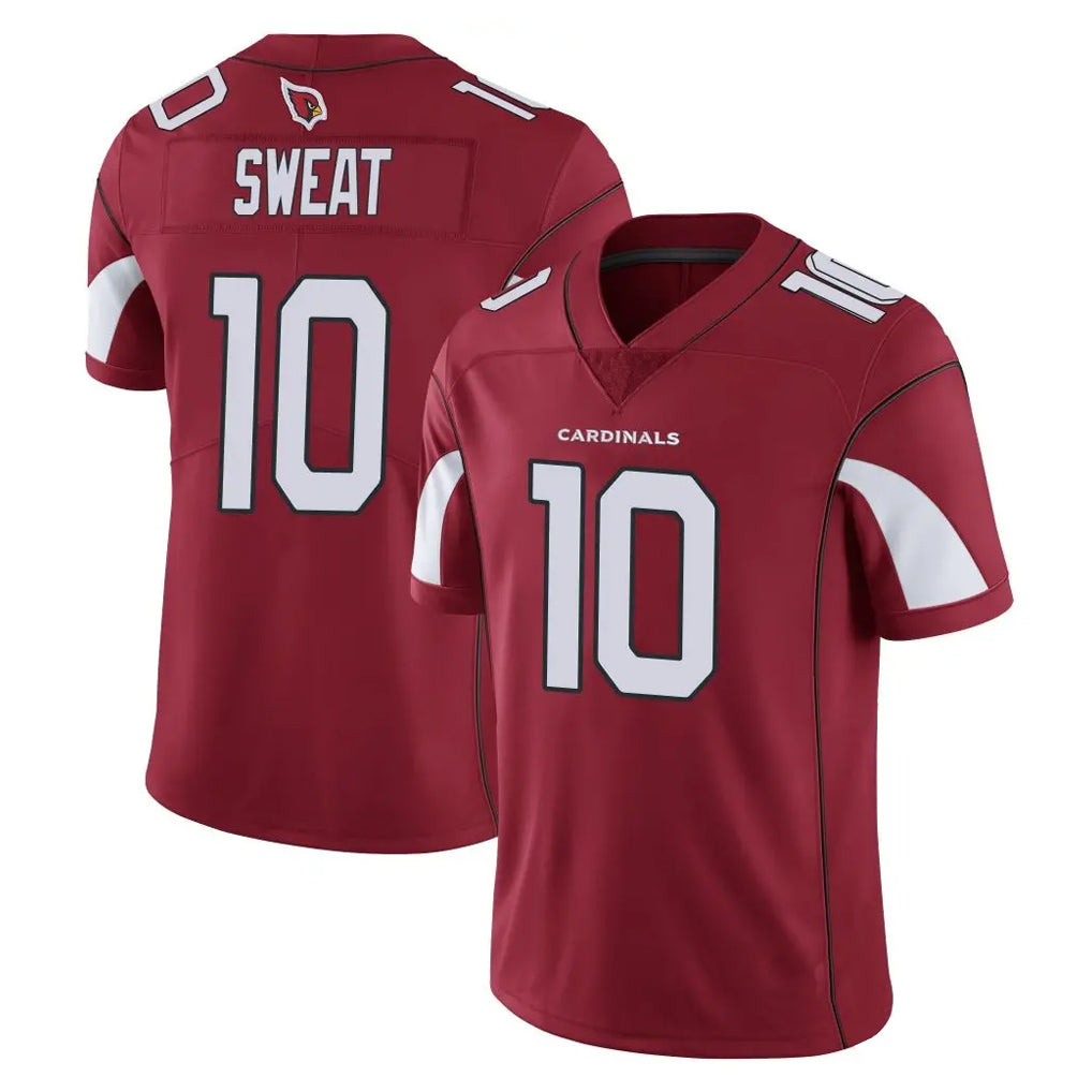 A.Cardinals #10 Josh Sweat Player Cardinal Vapor Limited Home Game  Ndoa Stitched Jerseys
