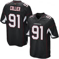 A.Cardinals #91 L.J. Collier Player Black Game Ndoa Stitched Jerseys