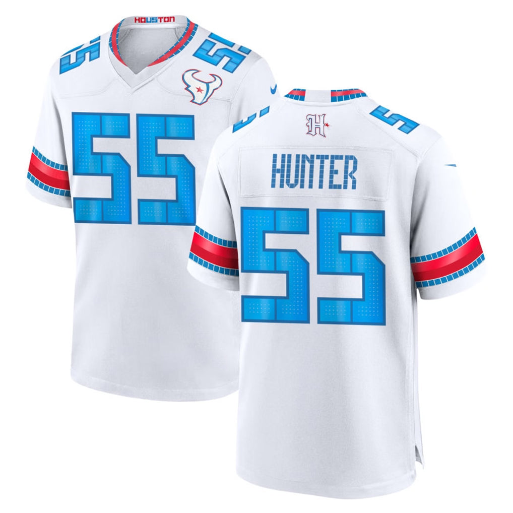 H.Texans #55 Danielle Hunter Player Whtie 2026 Rivalries Vapor Home Game Ndoa Stitched jerseys