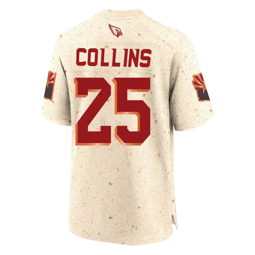 A.Cardinals #25 Zaven Collins Player Cream Rivalries Collection Game Ndoa Stitched Jerseys