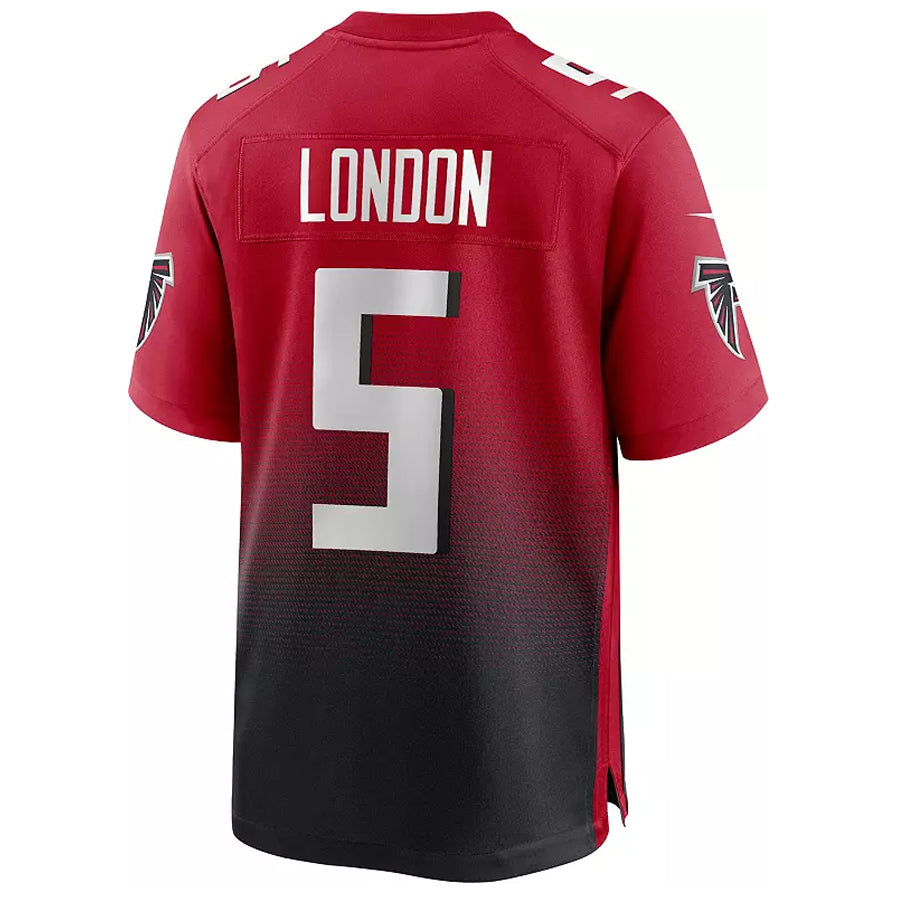 A.Falcons #5 Drake London Player Red Home Game Ndoa Stitched Jerseys