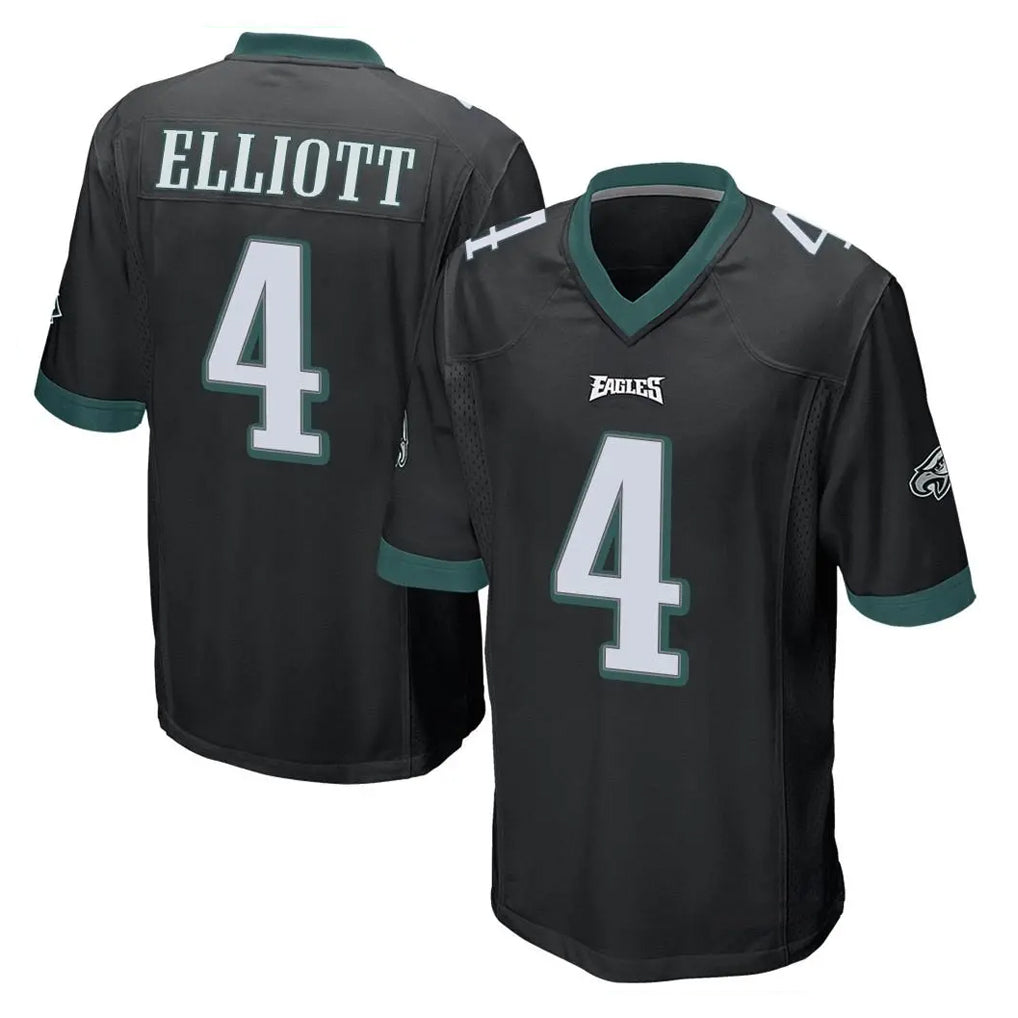 P.Eagles #4 Jake Elliott Player Black Home Game Ndoa Stitched Jerseys