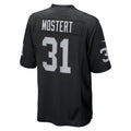 Ndoa LV.Raiders #31 Raheem Mostert Black Team Game Jersey