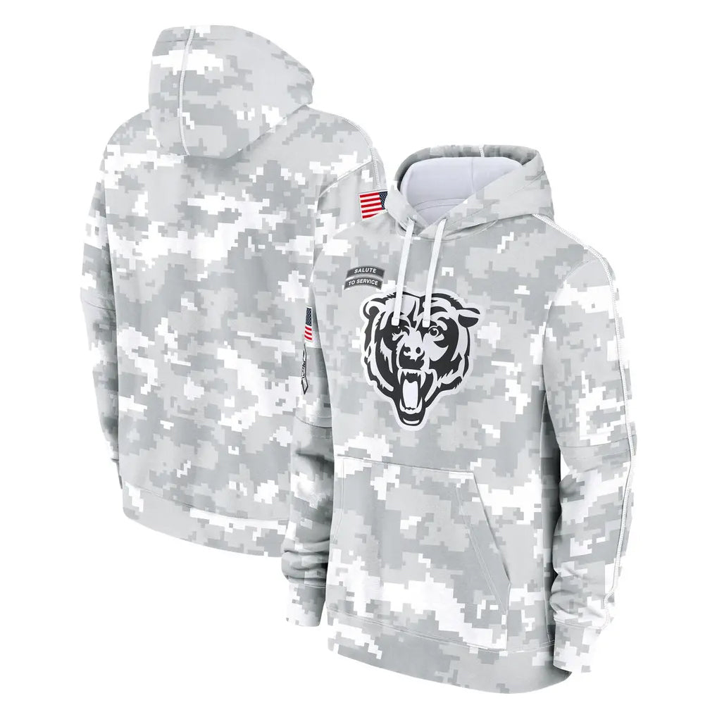 C.Bears ## Bears Blank Player Arctic Camo Salute to Service Pullover Hoodies Limited Ndoa Stitched Jerseys