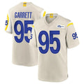 LA.Rams #95 Myles Garrett Player Bone Home Game Ndoa Stitched Jerseys