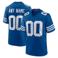 Custom IN.Colts Royal Limited Home Game Any Name & Numbers Ndoa Stitched Jerseys