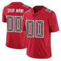 Custom TB.Buccaneers Red Limited Color Rush Home Game Any Name & Numbers Ndoa Stitched Jerseys