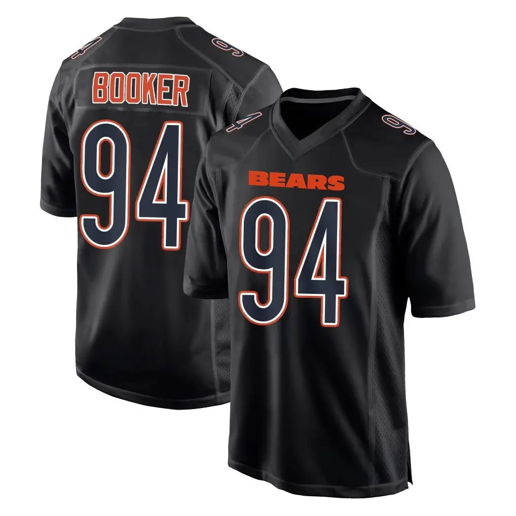 C.Bears #94 Austin Booker Player Carbon Black Fashion Game Ndoa Stitched Jerseys