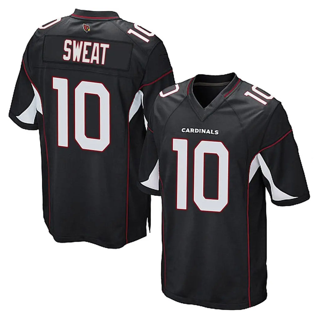 A.Cardinals #10 Josh Sweat Player Black Home Game Ndoa Stitched Jerseys