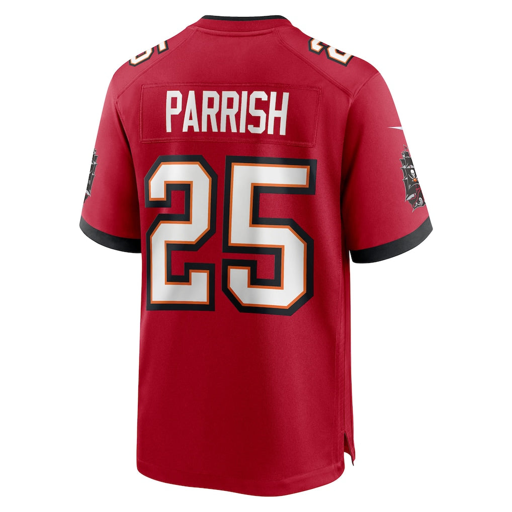 Ndoa TB.Buccaneers #25 Jacob Parrish Red Team Game Jersey