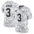 A.Cardinals #3 Budda Baker Player Camo Salute to Service Limited Ndoa Stitched Jerseys