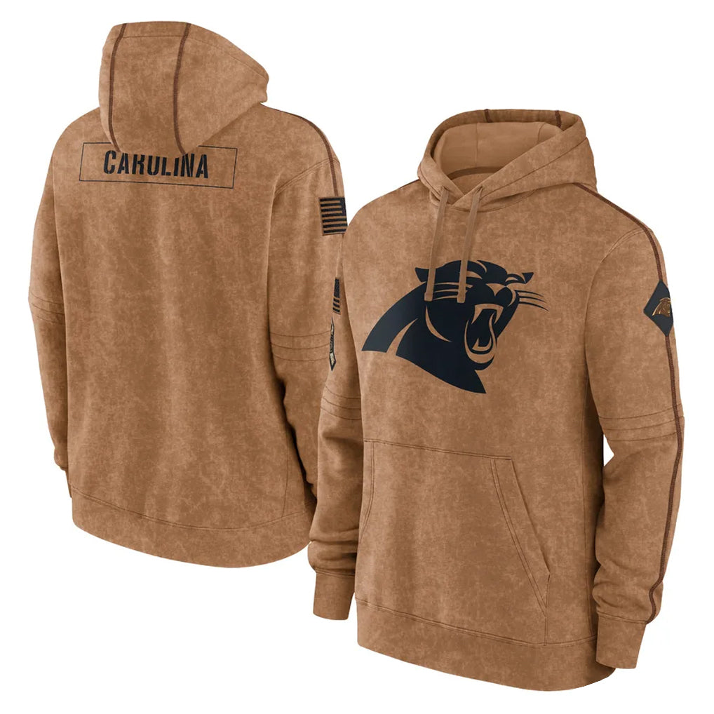 C.Panthers ## Panthers Blank Player Brown Salute to Service Hoodies Limited Ndoa Stitched Jerseys