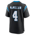 C.Panthers #4 Tetairoa McMillan Player Black Home Game Ndoa Stitched Jerseys