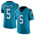 C.Panthers #5 Jaelan Phillips Player Blue Vapor Untouchable Limited Game Ndoa Stitched Jerseys