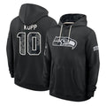 S.Seahawks #10 Cooper Kupp Player 2026 Black Logo Pullover Hoodies Limited Game Ndoa Stitched Jerseys