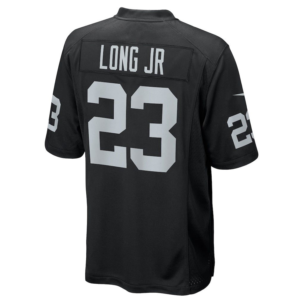 Ndoa LV.Raiders #23 David Long Jr. Black Team Game Jersey