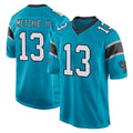 C.Panthers #13 John Metchie III Player Blue Game Ndoa Stitched Jerseys