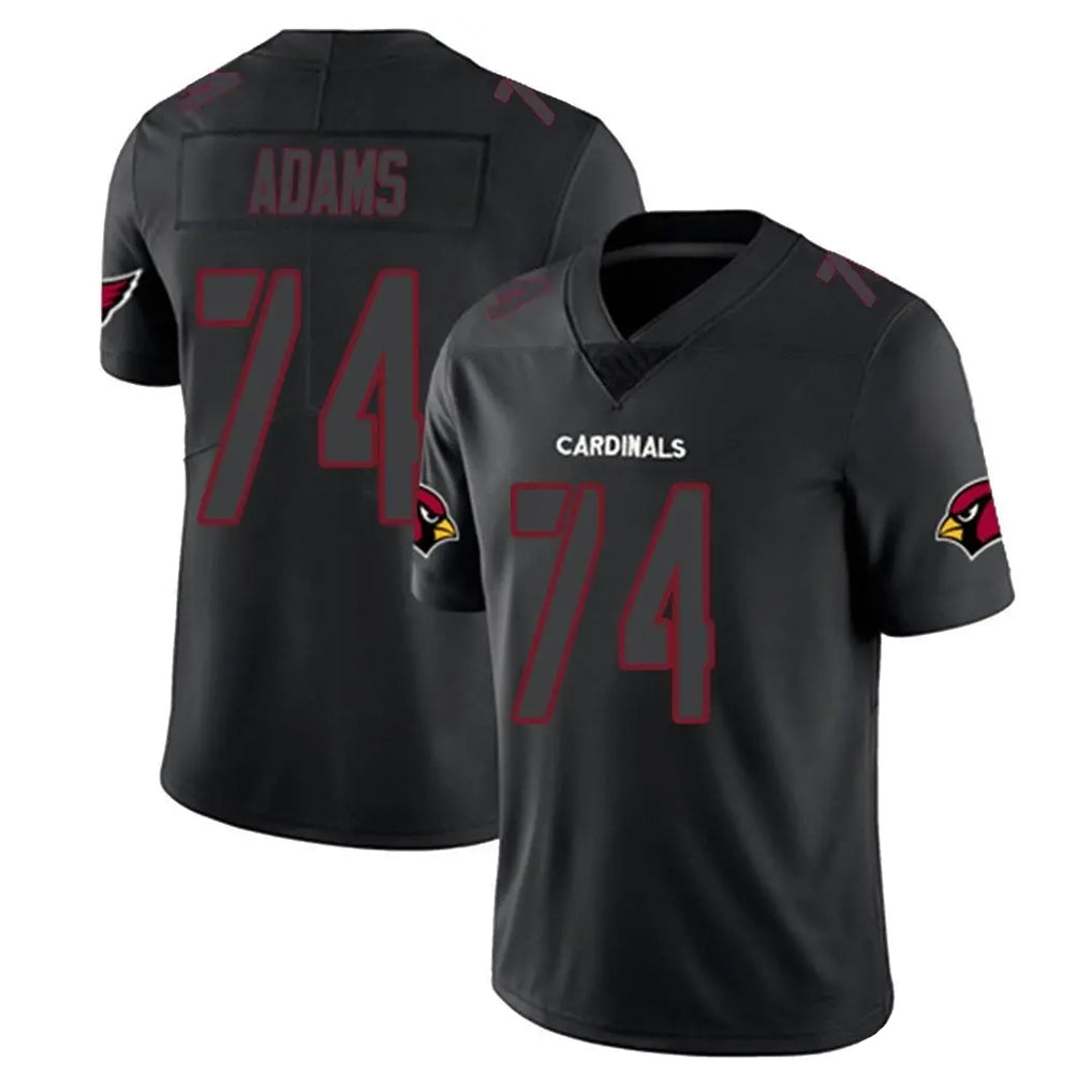 A.Cardinals #74 Isaiah Adams Player Black Impact Limited Home Game Ndoa Stitched Jerseys