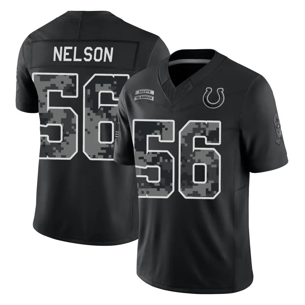 IN.Colts #56 Quenton Nelson Player Black Limited 2026 Salute to Service Home Game Ndoa Stitched Jerseys