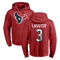 H.Texans #3 Kamari Lassiter Player Red Pro Line Pullover Hoodie Limited Game Ndoa Stitched Jerseys