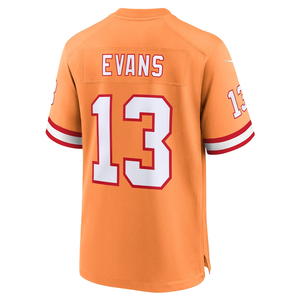 Ndoa TB.Buccaneers #13 Mike Evans Orange Throwback Game Jersey