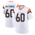 D.Broncos #60 Luke Wattenberg Player White Home Game Ndoa Stitched Jerseys