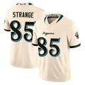 J.Jaguars #85 Brenton Strange Player Natural Limited 2026 Rivalries Collection Game Ndoa Stitched Jerseys