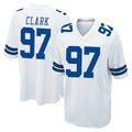 D.Cowboys #97 Kenny Clark Player White Home Game Ndoa Stitched Jerseys