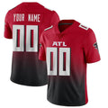 Custom A.Falcons Red Vapor Untouchable Limited Home Game Any Name & Numbers Ndoa Stitched Jerseys