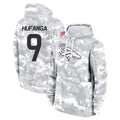 D.Broncos #9 Talanoa Hufanga Player Arctic Camo Salute to Service Hoodies Limited Game Ndoa Stitched Jerseys