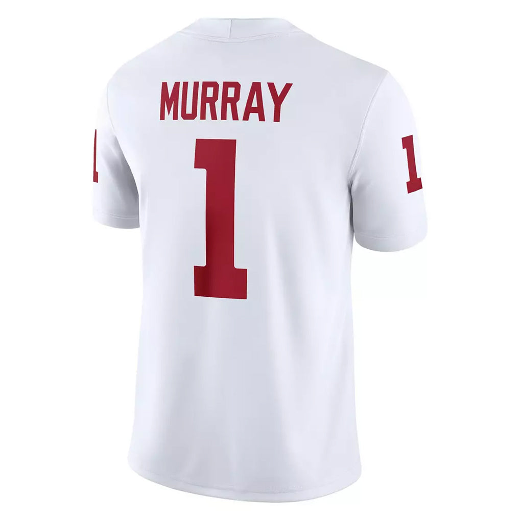 A.Cardinals #1 Kyler Murray Player White Dri-FIT Limited Home Game Ndoa Stitched Jerseys