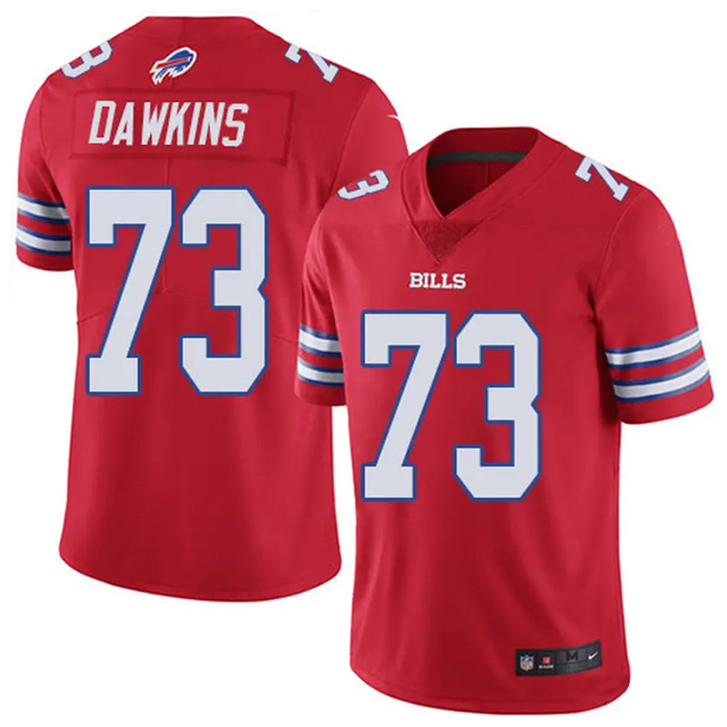 B.Bills #73 Dion Dawkins Player Red Vapor Untouchable Limited Ndoa Stitched Jerseys