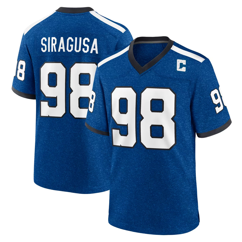 IN.Colts #98 Arden Key Player Royal Alternate Indiana Nights Home Game Ndoa Stitched Jerseys
