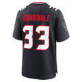Ndoa H.Texans #33 Dare Ogunbowale Navy Team Game Jersey