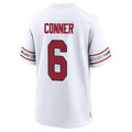 A.Cardinals #6 James Conner Player White Home Game Ndoa Stitched Jerseys