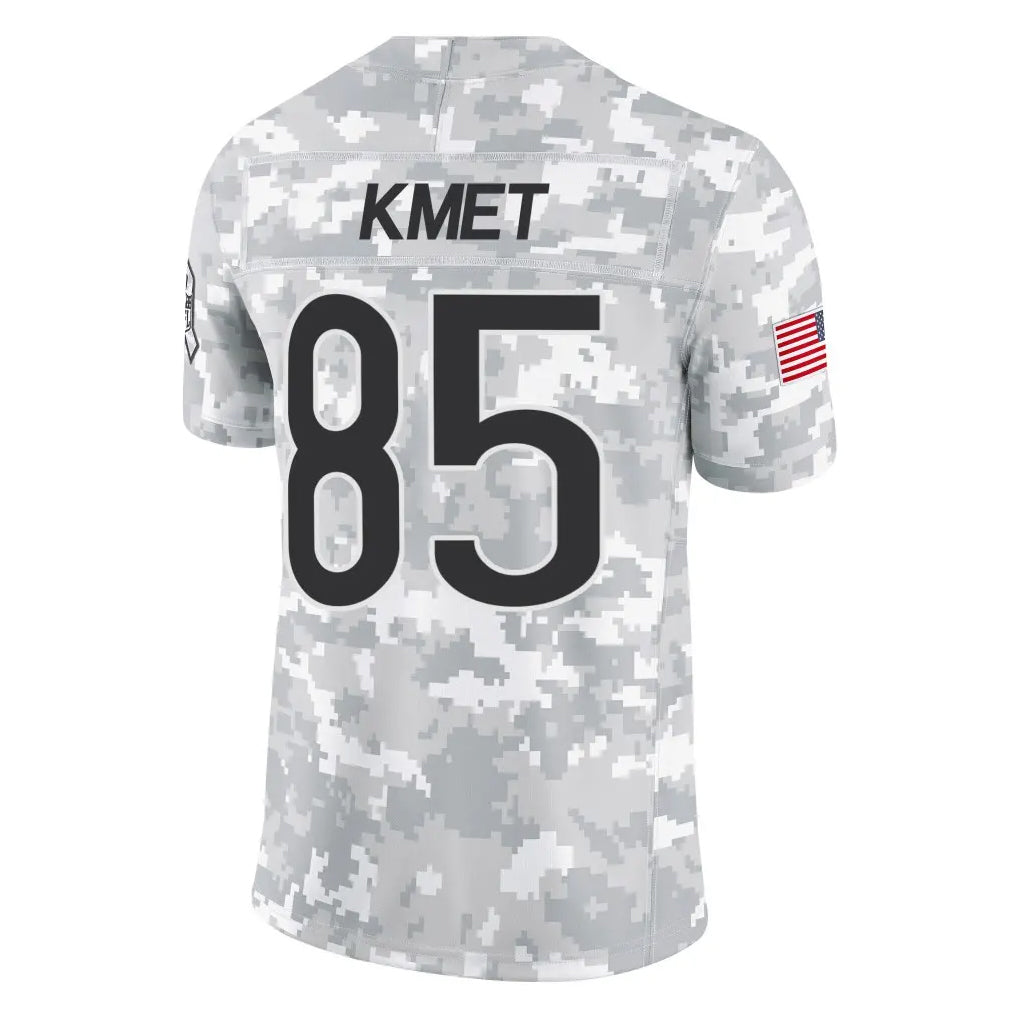 C.Bears #85 Cole Kmet Player Arctic Camo Salute to Service Limited Ndoa Stitched Jerseys