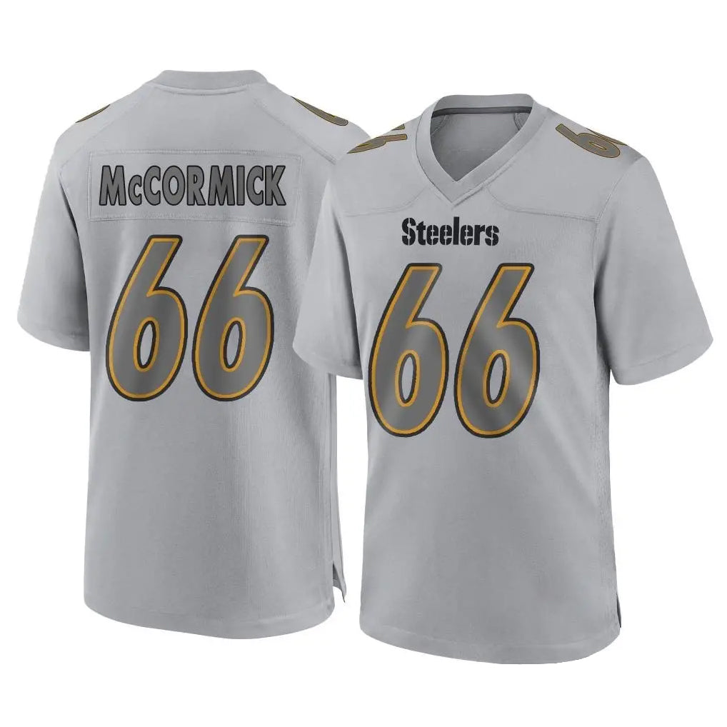 P.Steelers #66 Mason McCormick Player Gray Atmosphere Fashion Home Game Ndoa Stitched Jerseys
