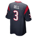 Ndoa H.Texans #3 Tank Dell Navy Player Game Jersey