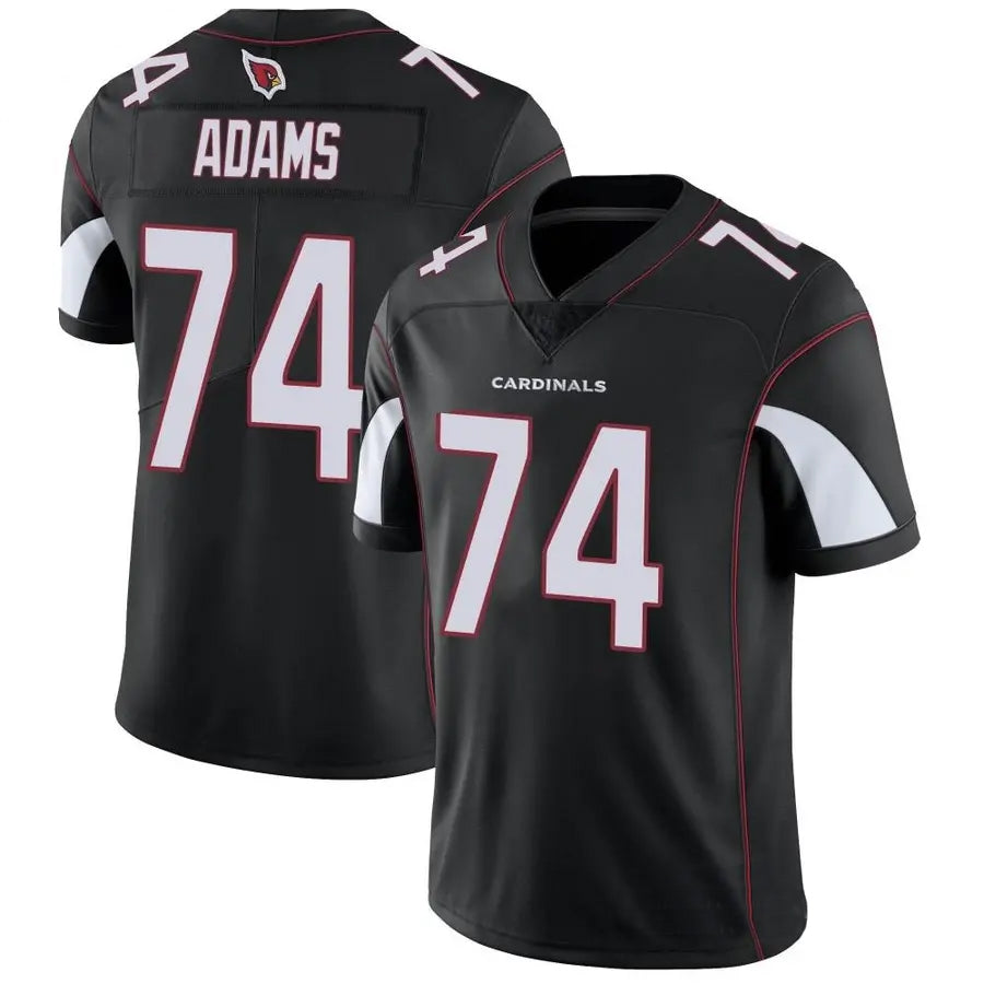 A.Cardinals #74 Isaiah Adams Player Black Vapor Limited Ndoa Stitched Jerseys