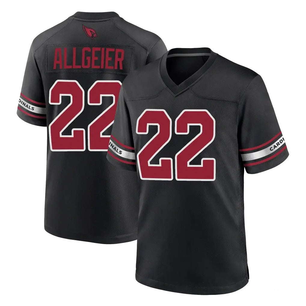 A.Cardinals #22 Tyler Allgeier Player Black Alternate Game Ndoa Stitched Jerseys