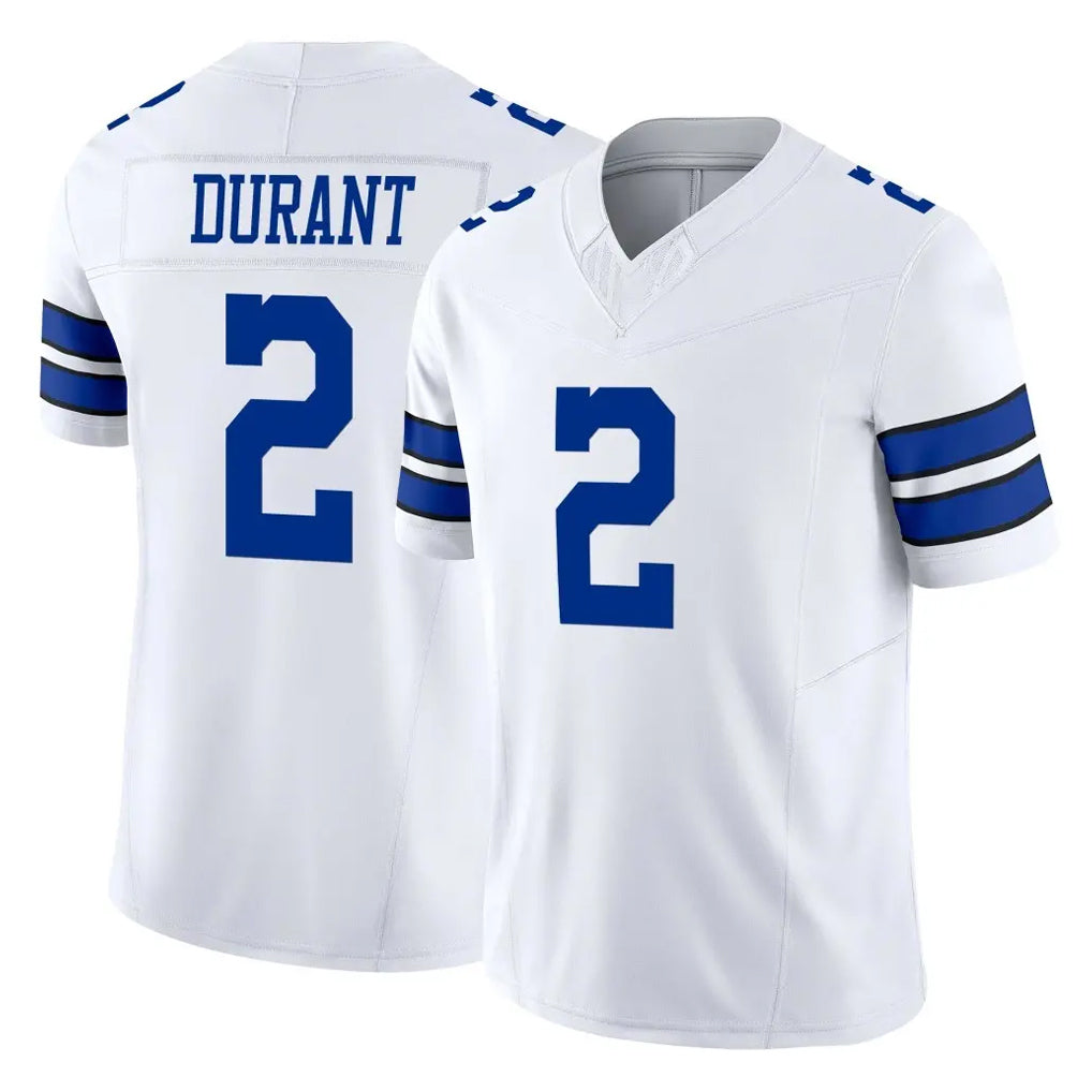 D.Cowboys #2 Cobie Durant Player White Limited Vapor F.U.S.E. Home Game Ndoa Stitched Jerseys