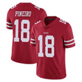 SF.49ers #18 Eddy Pineiro Player Red Limited Vapor Untouchable Home Game Ndoa Stitched Jerseys