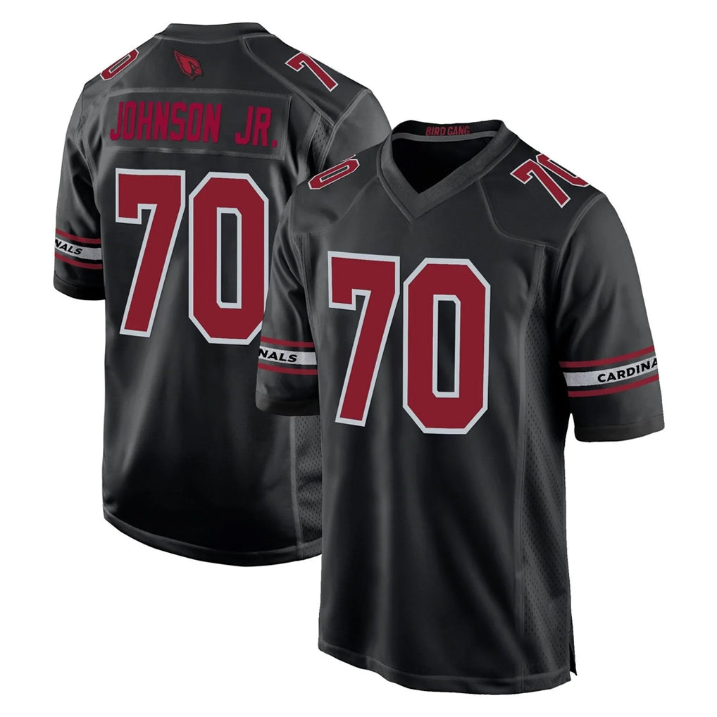 A.Cardinals #70 Paris Johnson Jr. Player Black Fashion Home Game Ndoa Stitched Jerseys