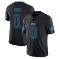 D.Lions #0 Jahmyr Gibbs Player Black Impact Limited Home Game Ndoa Stitched Jerseys