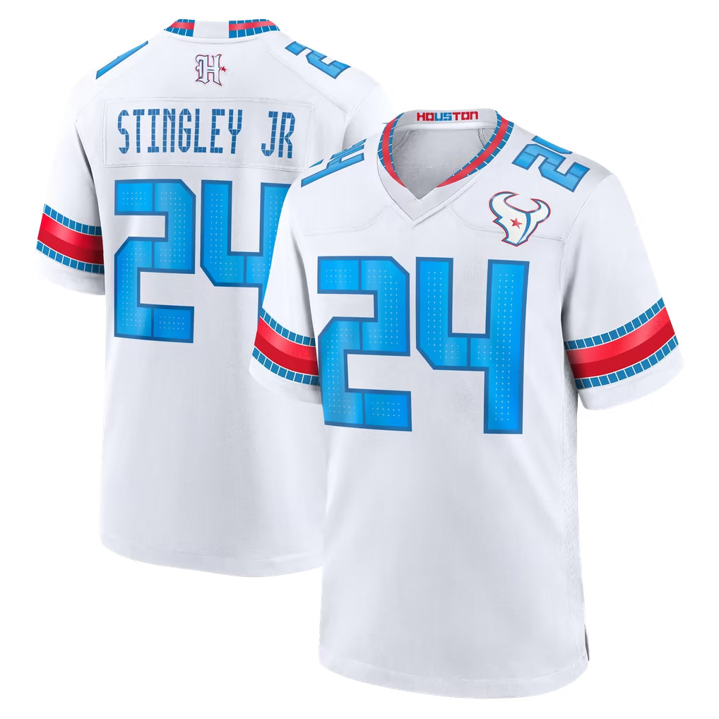H.Texans #24 Derek Stingley Jr. Player Whtie 2026 Rivalries Vapor Home Game Ndoa Stitched jerseys
