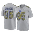 LA.Rams #95 Myles Garrett Player Gray Atmosphere Fashion Home Game Ndoa Stitched Jerseys